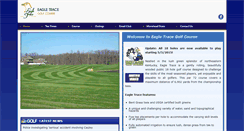 Desktop Screenshot of eagletracegolfcourse.com