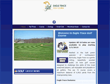 Tablet Screenshot of eagletracegolfcourse.com
